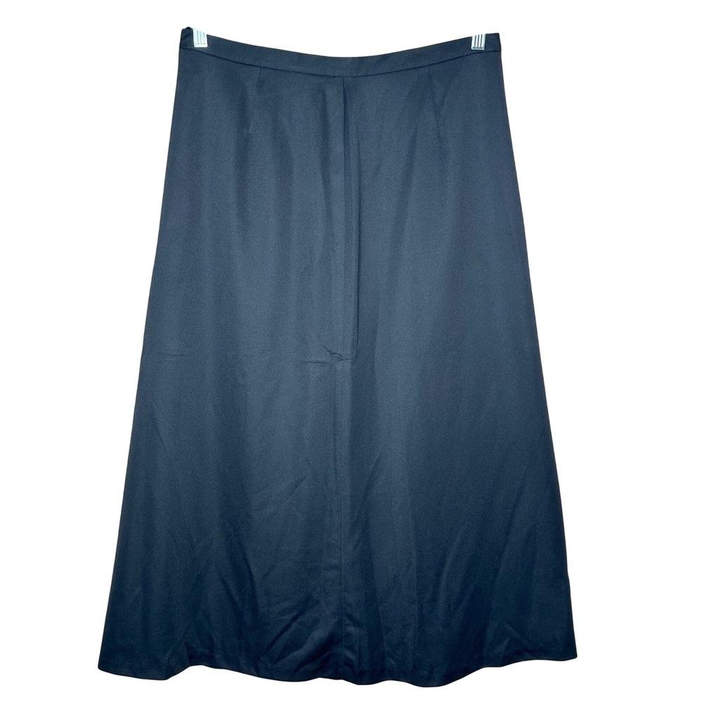 Kathie Lee Collection Y2K Black Maxi Skirt A-Line Long Dressy KL42046 Women's 18
